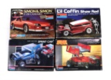 Toy Scale Models (5), Monogram, Casey Luna Ford Sprint Car, Sammy Swindell