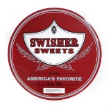 Swisher Sweets Tobacco Sign, embossed aluminum litho, Mint cond, 21