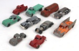 Toy Die-cast Trucks (10), mostly Tootsietoy in well played with cond, large