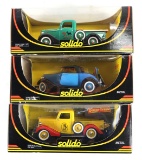 Toy Scale Models (3), Prestige Solido, Metal, 1936 Ford Pickup, 1934 Roadst
