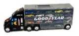 Redbox Goodyear Toy Car Hauler Transport, Includes 44 cars.