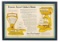 Country Store Toledo Scale Poster, folding litho mailer w/large graphics of