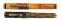 Fountain Pens (2), Gold Bond, c.1920's, Gold/Brown/Green Stonite w/14K Nib