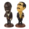 Chalkware Celebrity Figures (2), Louis Armstrong & Groucho Marx by Esco, c.