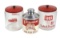 Soda Fountain Countertop Containers (3), Carnation Malted Milk, embossed al