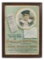 Drug Store Chamberlain's Cough Remedy Sign, framed Donaldson Bros. litho on