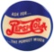 Pepsi-Cola Double-Dot Button Sign, 