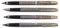 Fountain Pens (4), all Parker, stainless steel 75, fountain, 2 ballpoint &