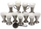 Soda Fountain Cup Holders (12), 3 diff styles for paper cones, incl 2-handl