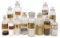 Apothecary Bottles & Jars (12), assorted blown glass w/paper/LUG labels, mo