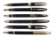 Fountain Pens (6), all Sheaffer White Dot, snorkel & vac-fill, two lever fi