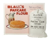 Advertising Pancake Flour Counter Display, Blaul's Pancake Flour 