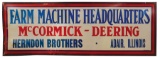 McCormick-Deering Sign, Herndon Bros, 