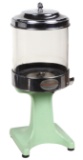 Soda Fountain Malt Powder Dispenser, Hamilton Beach, mint green porcelain c