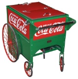 Coca-Cola Vendor Cart Cooler, mfgd by Glascock Bros. expressly for The Coca