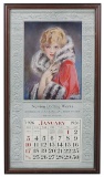 Coca-Cola 1926 Bottling Works Calendar, litho on paper by The Murphy Co. w/