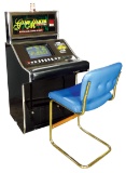 Coin-Operated Video Poker Machine, mfgd by Bally, 25 Cent play, sit down 