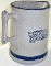 A Blue & White Stoneware Milk Pitcher