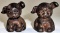 A Pair of Hubley Cast Iron Puppy Dog Figures