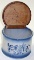 An Antique Blue & White Stoneware Salt Crock