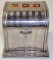 A Vintage Kalon Bingo Game, nickel-plate tin w/3 litho reels, Exc working c