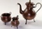 An Oscar Nilsson 3pc Copper Tea Set