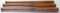 3 Louisville Slugger Souvenir Bats