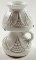 Milk Glass Miniature Lamp