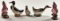 5 Vintage Bird Figures Incl Stangl