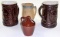 4 Antique Stoneware Pitchers & Jug