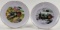 Set Of 4 John Deere Credit Union Porcelain Plates