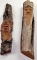 2 Live Edge Carved Facial Masks