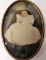 A Vintage Oval Babies Portrait