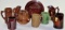 9Pc Group Of Glazed Pottery