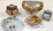 5 Pc Hand Painted Porcelain