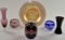 6 Pc Vintage Art Glass