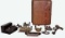 Antique telephone parts lot