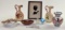 Lot of misc. antique decorations (9)