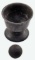 Antique cast iron footed mortar and pestle