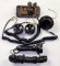 Lot of vintage and antique telephone parts (7+)