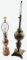 2 Vintage Table Lamps, Alladin Alacite, & Victorian Parlor
