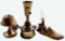 3 Lighting Fixtures incl wood shoe form conversion