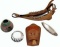 5Pc Group Of Native American Pottery & Decorative Items
