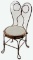 A Child's Bent Wire Ice Cream Parlor Chair