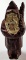 A Cast Iron Santa Claus Still Bank, orig polychrome finish in Exc cond fast