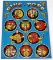A Zoological Ring Toss Game Board