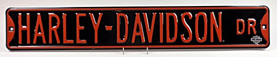 A Harley Davidson Dr Street Sign