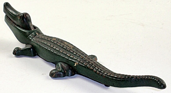 An Antique Cast Iron Alligator Nut Cracker