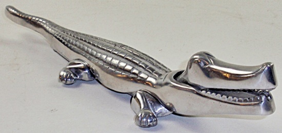 A Vintage Hedford Aluminum Alligator Nut Cracker