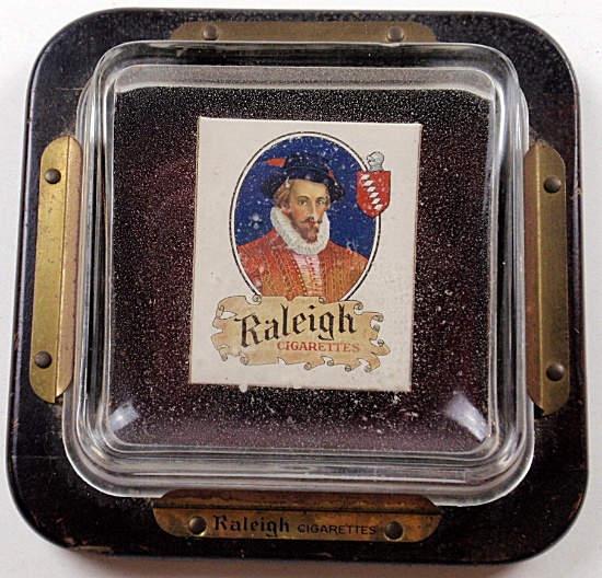 A Raleigh Cigarettes Change Tray